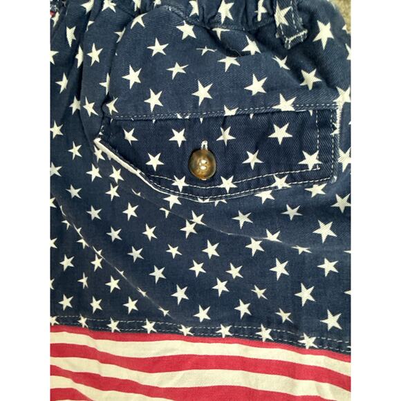 Chubbies The ‘Mericas Elastic Waist Red, White & Blue Flag Shorts Size Medium - Picture 6 of 9